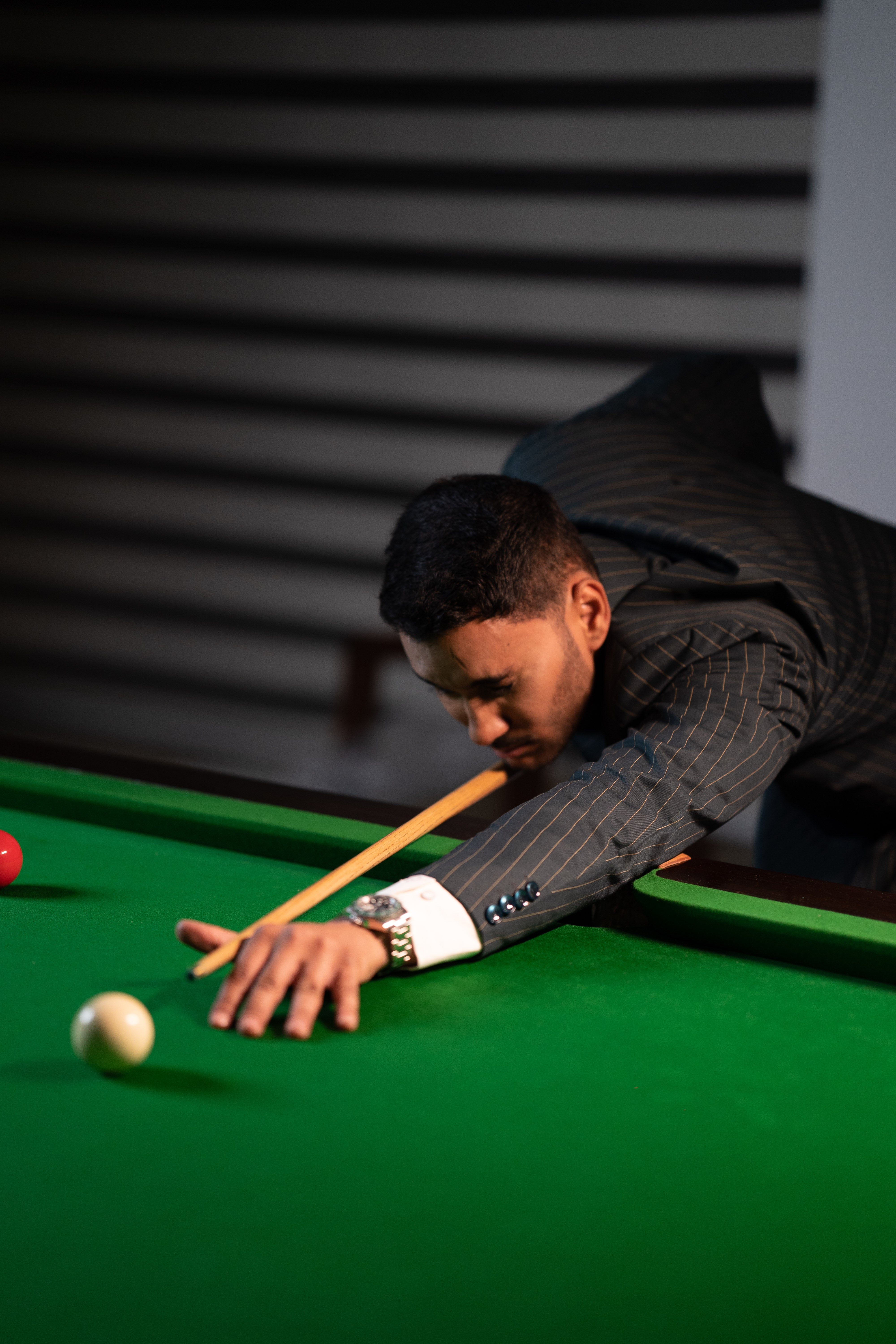 Emerald Pinstripe Suit