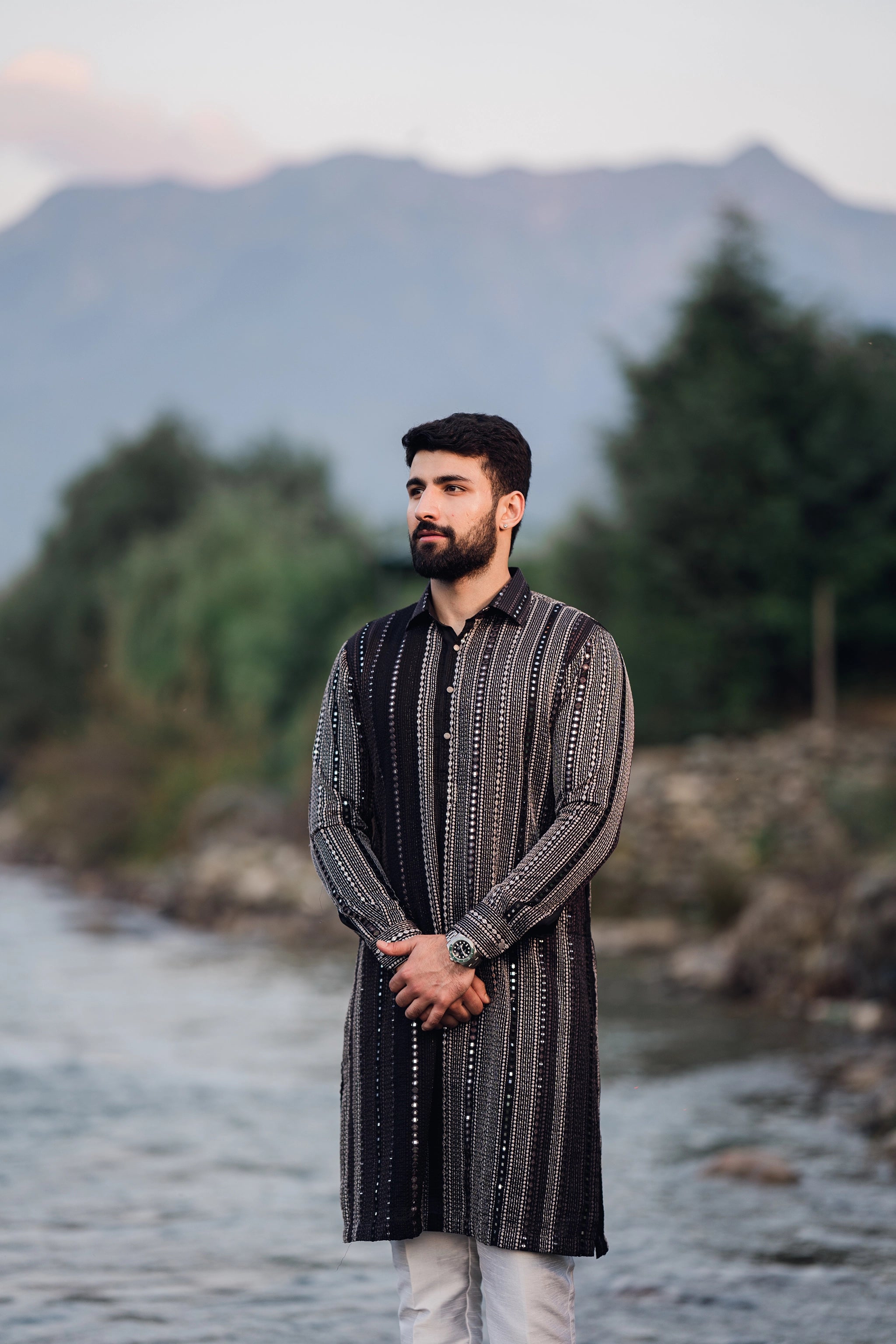 Graphite Kurta Set