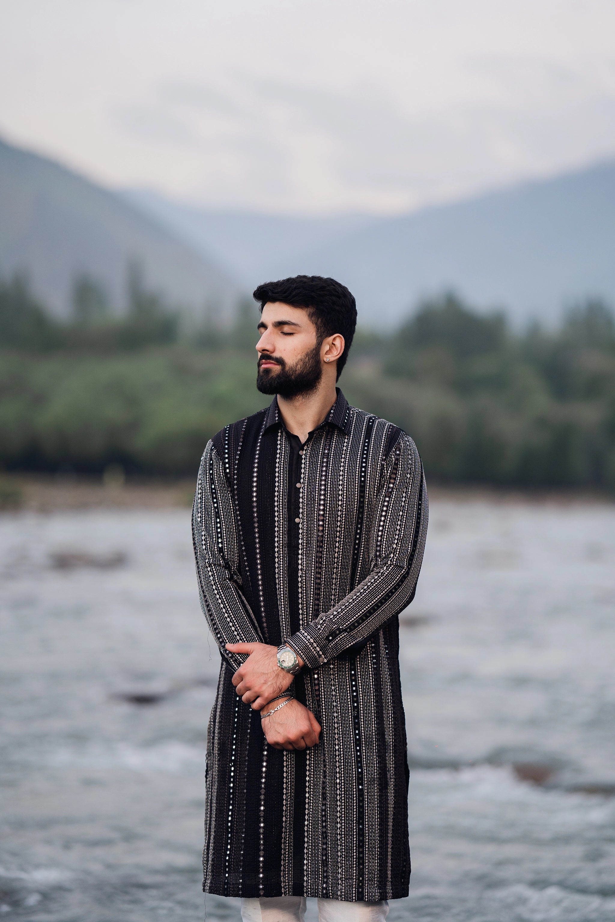 Graphite Kurta Set