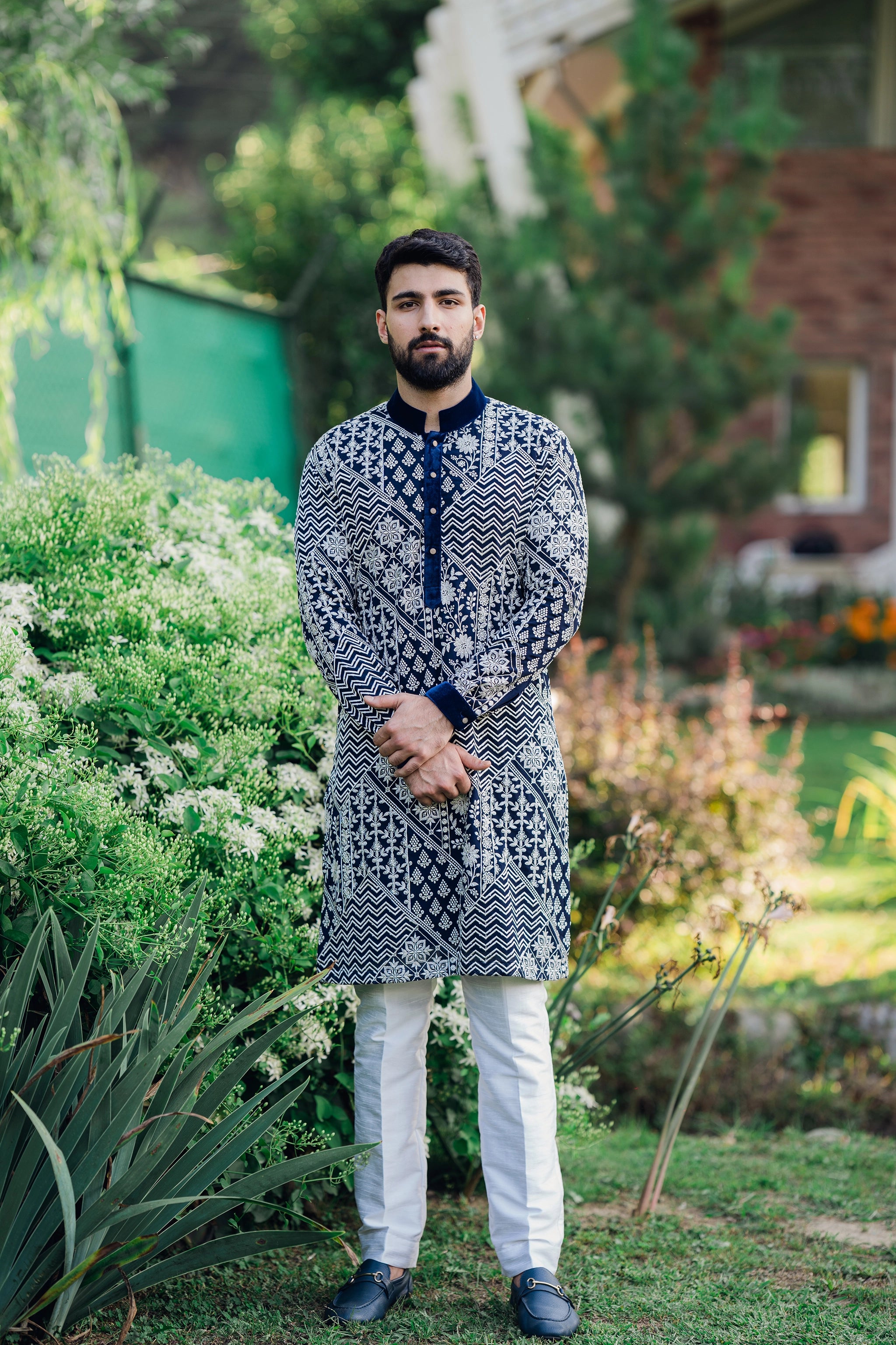 Regal Blue Kurta Set