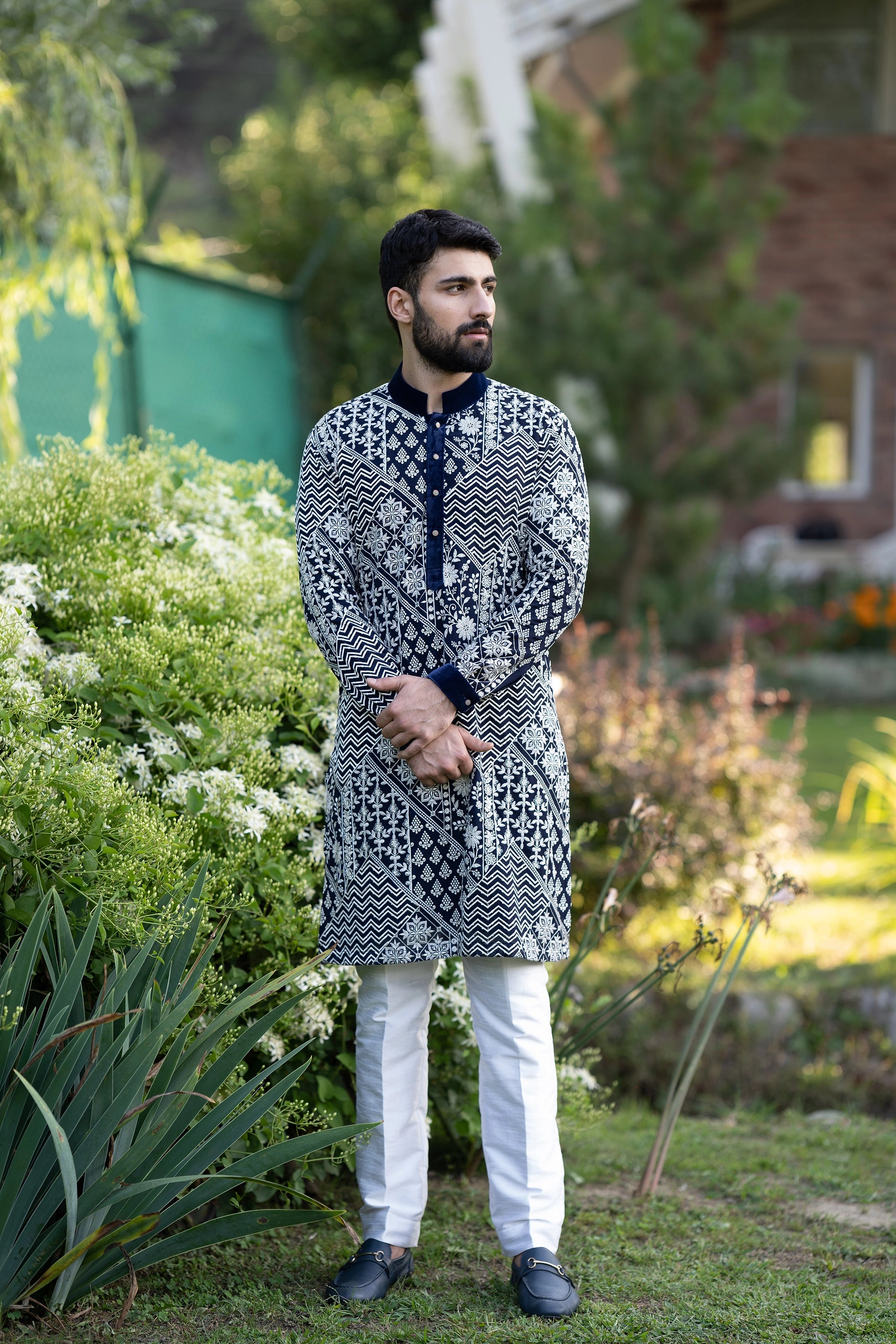 Regal Blue Kurta Set