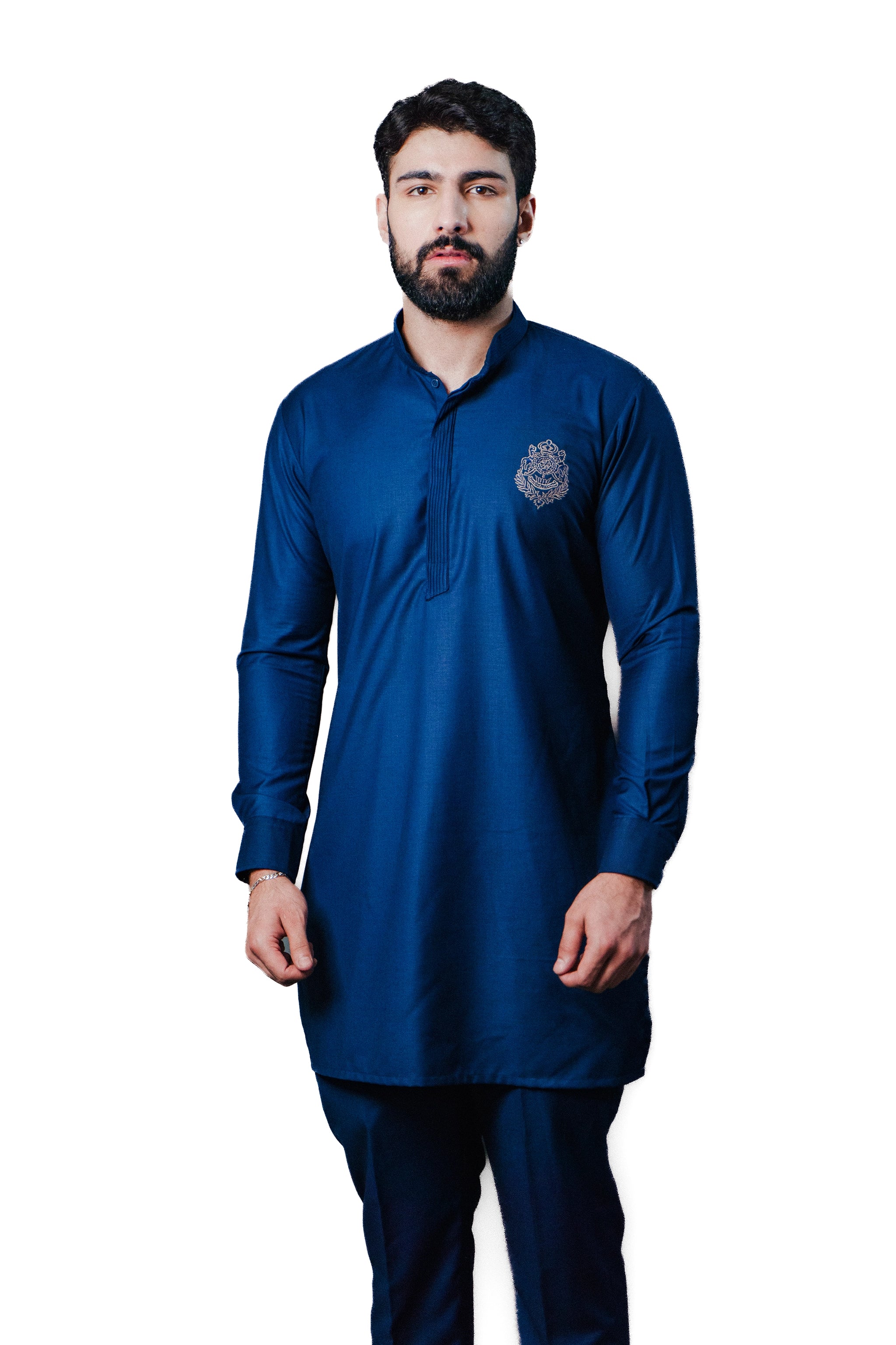 Space Emblem Kurta Set