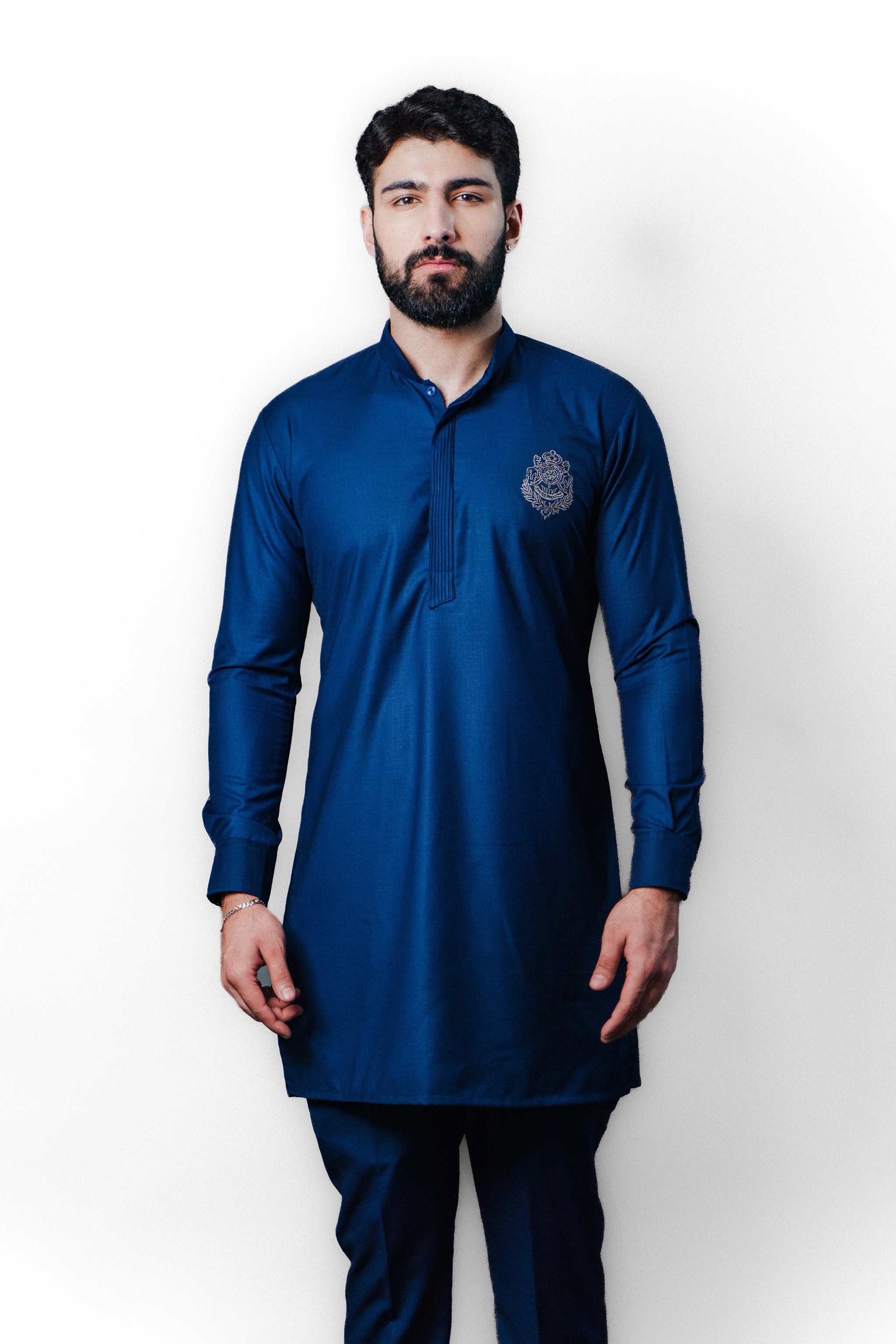 Space Emblem Kurta Set